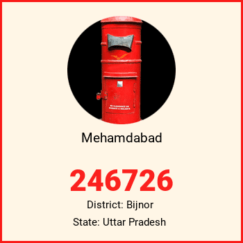 Mehamdabad pin code, district Bijnor in Uttar Pradesh