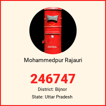 Mohammedpur Rajauri pin code, district Bijnor in Uttar Pradesh