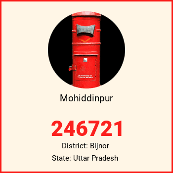 Mohiddinpur pin code, district Bijnor in Uttar Pradesh