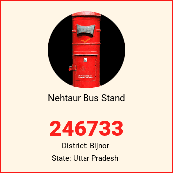 Nehtaur Bus Stand pin code, district Bijnor in Uttar Pradesh