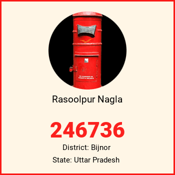 Rasoolpur Nagla pin code, district Bijnor in Uttar Pradesh