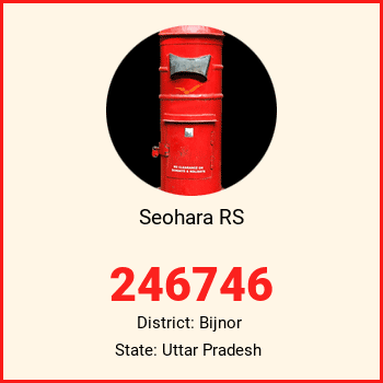 Seohara RS pin code, district Bijnor in Uttar Pradesh