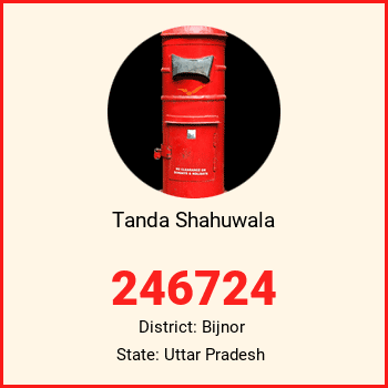 Tanda Shahuwala pin code, district Bijnor in Uttar Pradesh