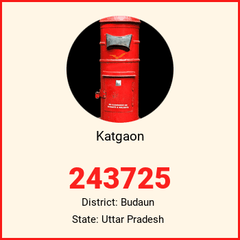 Katgaon pin code, district Budaun in Uttar Pradesh