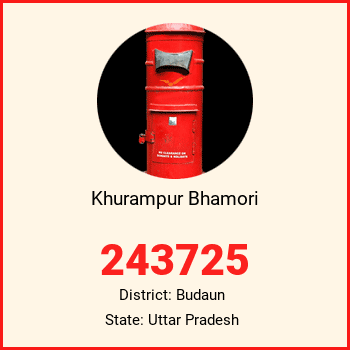 Khurampur Bhamori pin code, district Budaun in Uttar Pradesh