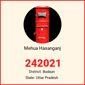 Mehua Hasanganj pin code, district Budaun in Uttar Pradesh