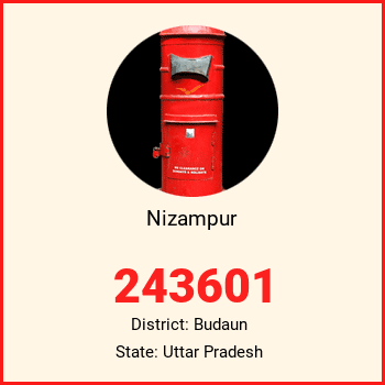 Nizampur pin code, district Budaun in Uttar Pradesh