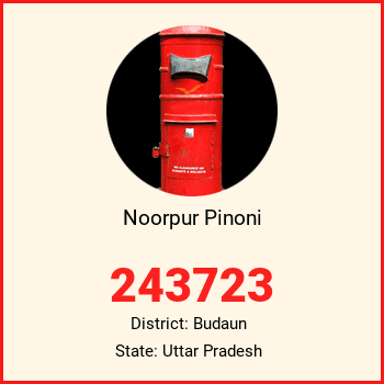 Noorpur Pinoni pin code, district Budaun in Uttar Pradesh