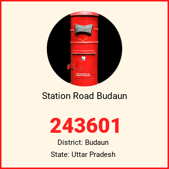 Station Road Budaun pin code, district Budaun in Uttar Pradesh