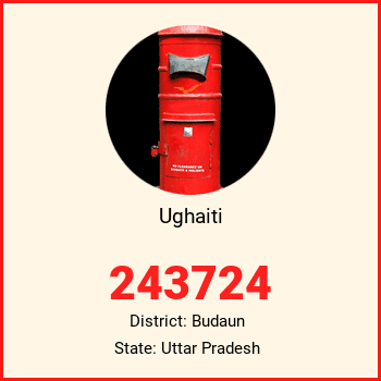 Ughaiti pin code, district Budaun in Uttar Pradesh
