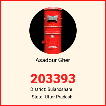 Asadpur Gher pin code, district Bulandshahr in Uttar Pradesh