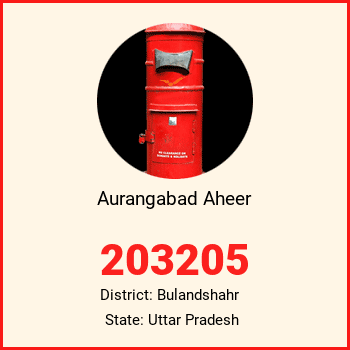 Aurangabad Aheer pin code, district Bulandshahr in Uttar Pradesh