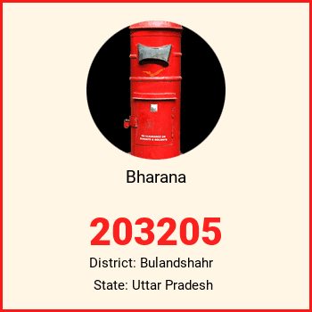 Bharana pin code, district Bulandshahr in Uttar Pradesh