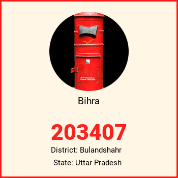 Bihra pin code, district Bulandshahr in Uttar Pradesh