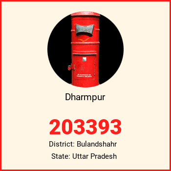 Dharmpur pin code, district Bulandshahr in Uttar Pradesh
