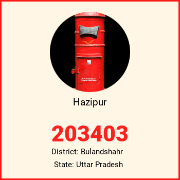 Hazipur pin code, district Bulandshahr in Uttar Pradesh