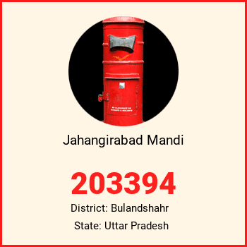 Jahangirabad Mandi pin code, district Bulandshahr in Uttar Pradesh