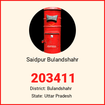 Saidpur Bulandshahr pin code, district Bulandshahr in Uttar Pradesh
