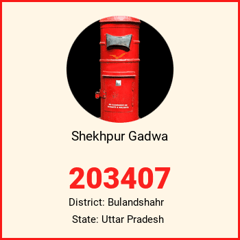 Shekhpur Gadwa pin code, district Bulandshahr in Uttar Pradesh