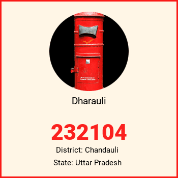 Dharauli pin code, district Chandauli in Uttar Pradesh