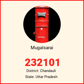 Mugalsarai pin code, district Chandauli in Uttar Pradesh
