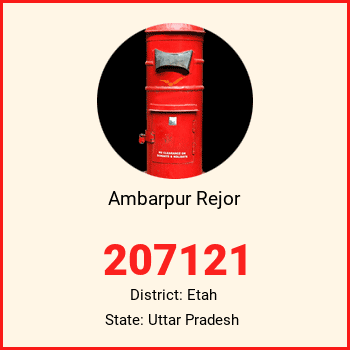 Ambarpur Rejor pin code, district Etah in Uttar Pradesh