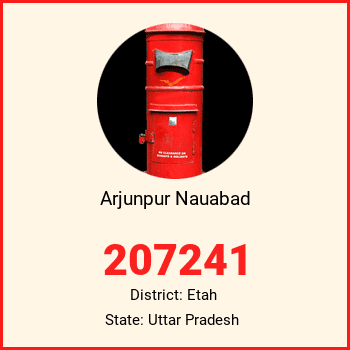 Arjunpur Nauabad pin code, district Etah in Uttar Pradesh