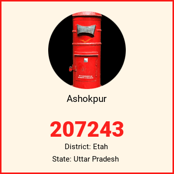 Ashokpur pin code, district Etah in Uttar Pradesh