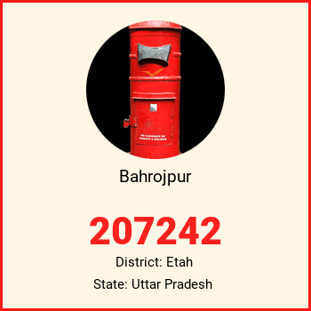 Bahrojpur pin code, district Etah in Uttar Pradesh