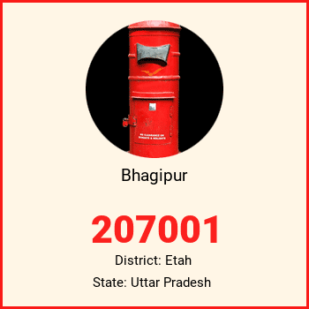 Bhagipur pin code, district Etah in Uttar Pradesh