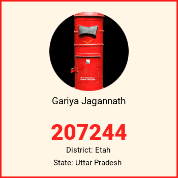 Gariya Jagannath pin code, district Etah in Uttar Pradesh