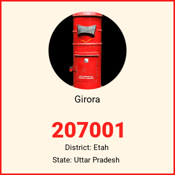 Girora pin code, district Etah in Uttar Pradesh
