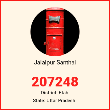 Jalalpur Santhal pin code, district Etah in Uttar Pradesh