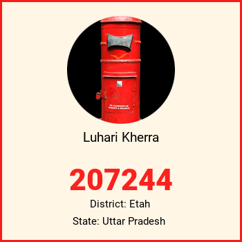 Luhari Kherra pin code, district Etah in Uttar Pradesh