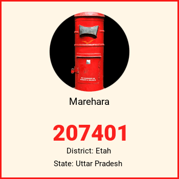 Marehara pin code, district Etah in Uttar Pradesh