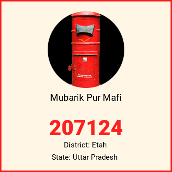Mubarik Pur Mafi pin code, district Etah in Uttar Pradesh