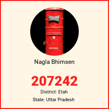 Nagla Bhimsen pin code, district Etah in Uttar Pradesh