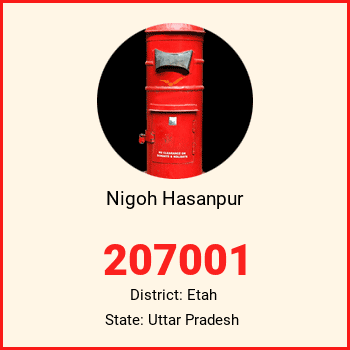 Nigoh Hasanpur pin code, district Etah in Uttar Pradesh