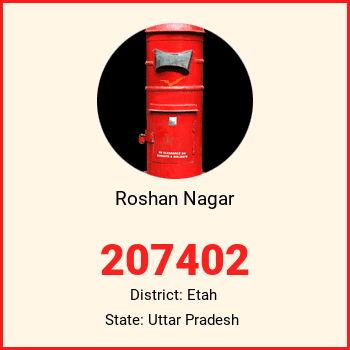 Roshan Nagar pin code, district Etah in Uttar Pradesh