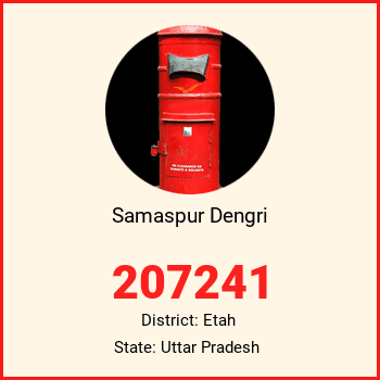 Samaspur Dengri pin code, district Etah in Uttar Pradesh