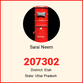 Sarai Neem pin code, district Etah in Uttar Pradesh