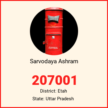 Sarvodaya Ashram pin code, district Etah in Uttar Pradesh