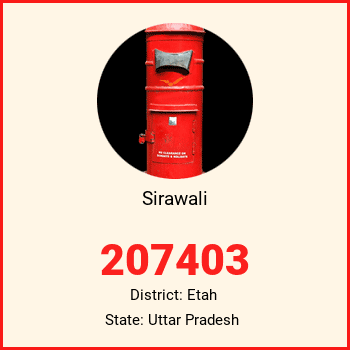 Sirawali pin code, district Etah in Uttar Pradesh