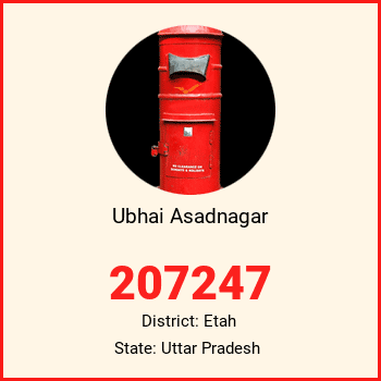 Ubhai Asadnagar pin code, district Etah in Uttar Pradesh