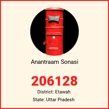 Anantraam Sonasi pin code, district Etawah in Uttar Pradesh