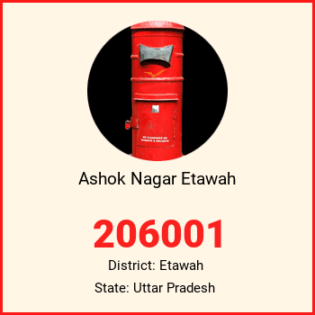 Ashok Nagar Etawah pin code, district Etawah in Uttar Pradesh