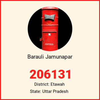 Barauli Jamunapar pin code, district Etawah in Uttar Pradesh