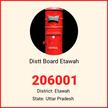 Distt Board Etawah pin code, district Etawah in Uttar Pradesh