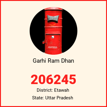 Garhi Ram Dhan pin code, district Etawah in Uttar Pradesh
