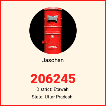 Jasohan pin code, district Etawah in Uttar Pradesh